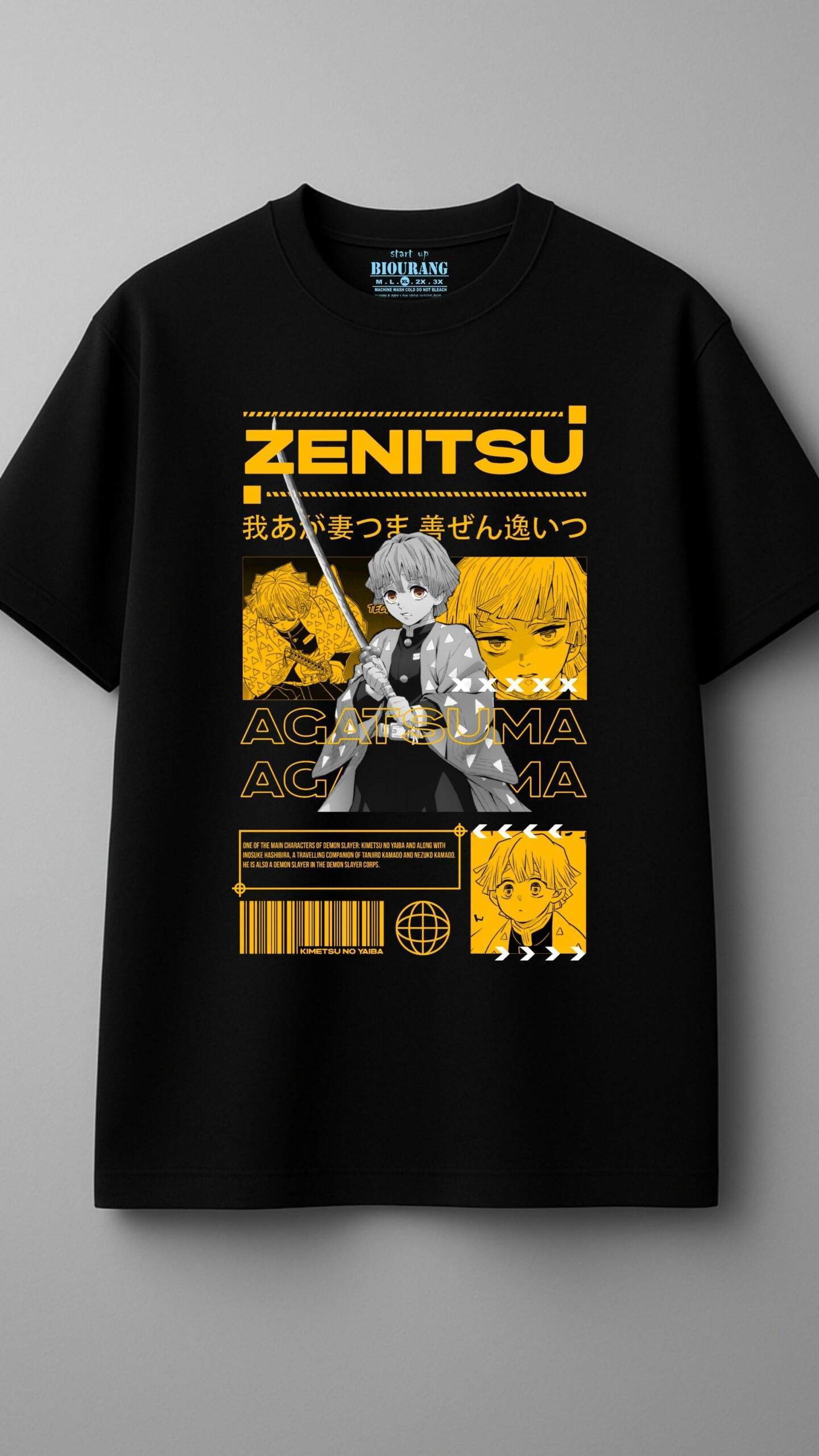 تیشرت طرح زنیتسو