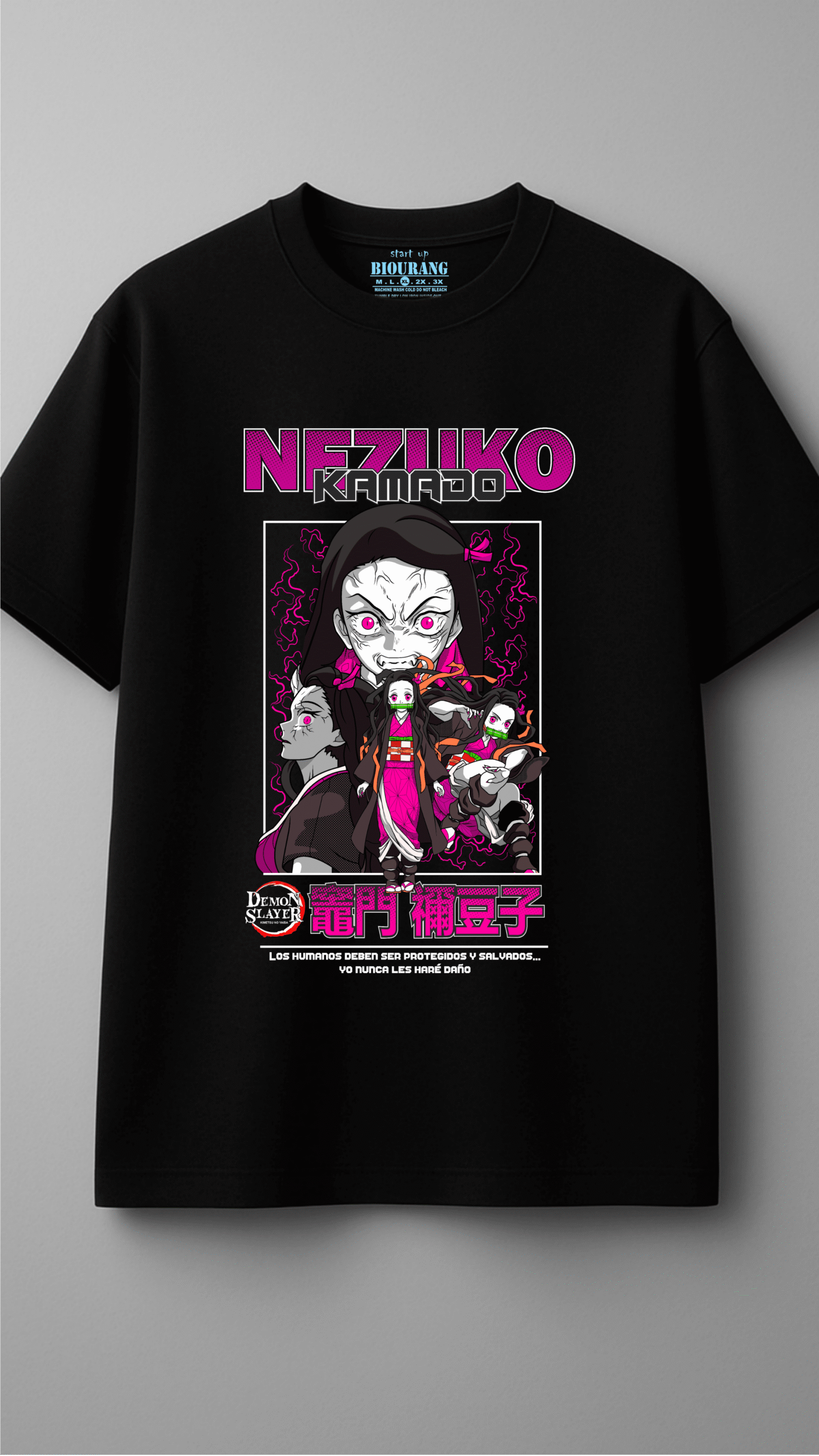 تیشرت پنبه طرح نزوکو