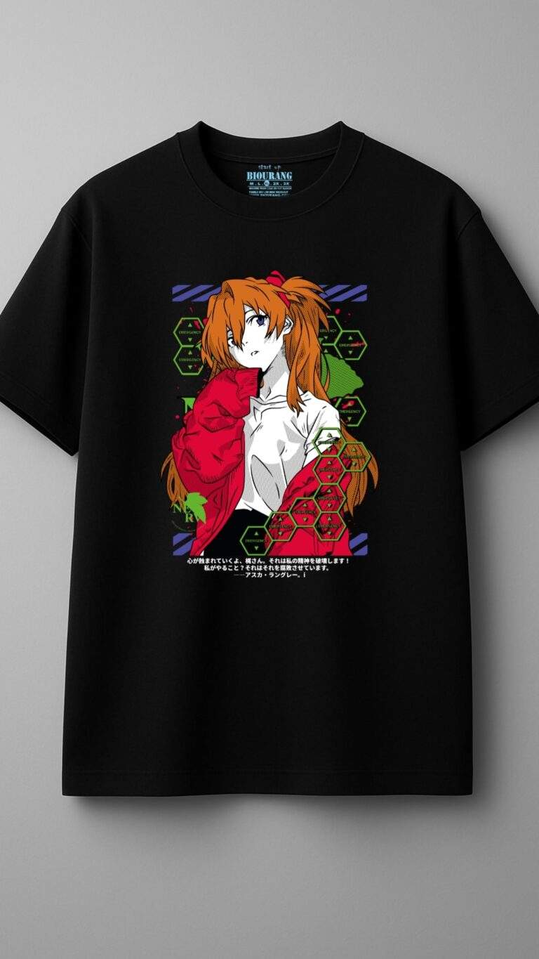 تیشرت مشکی طرح آسوکا لانگلی