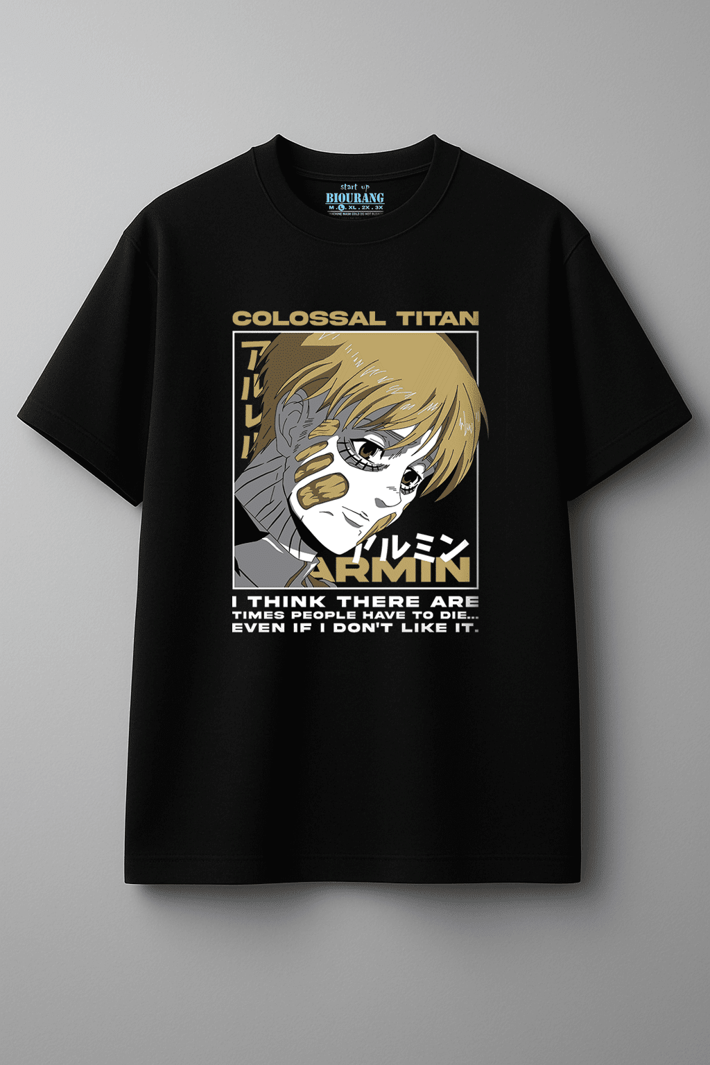 تیشرت مشکی طرح armin