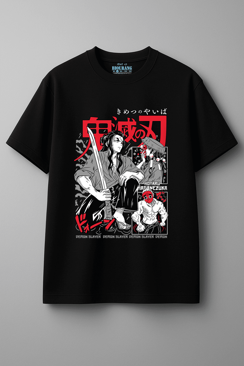 تیشرت مشکی طرح hotaru