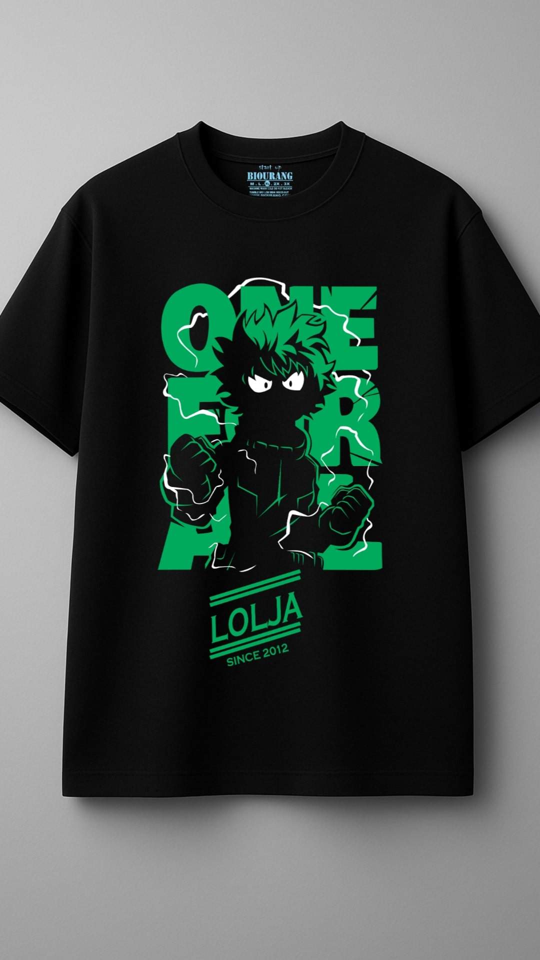 تیشرت مشکی مای هیرو آکادمی