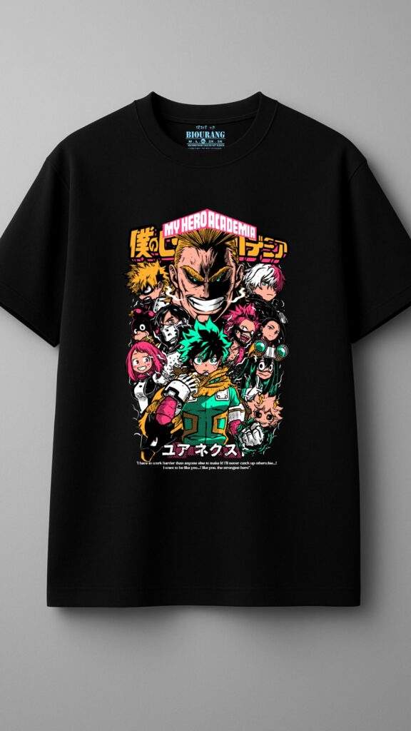 تیشرت مشکی طرح میدوریا