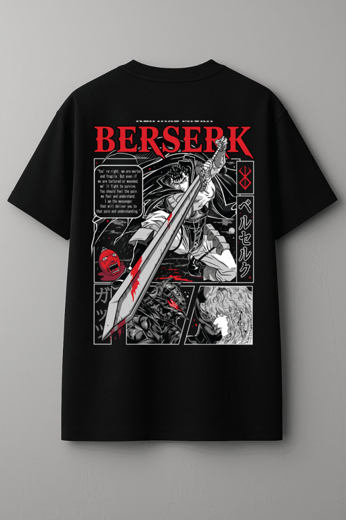 تیشرت انیمه‌ای Berserk