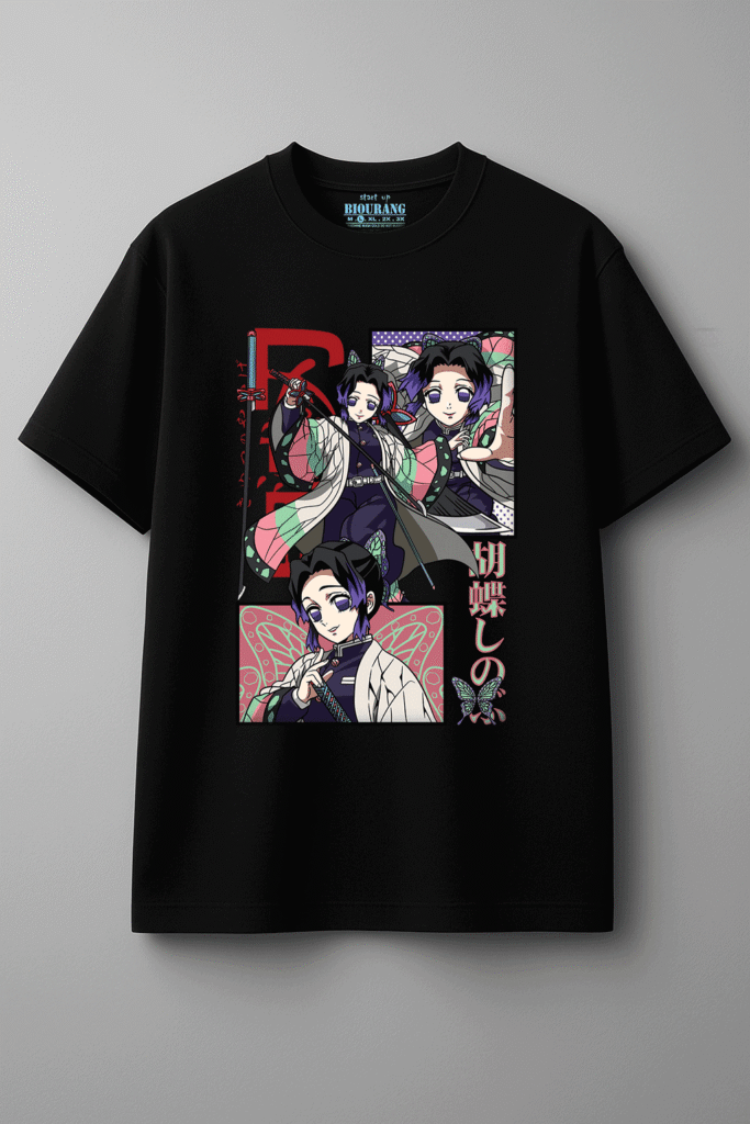تیشرت انیمه ای دخترانه شینوبو